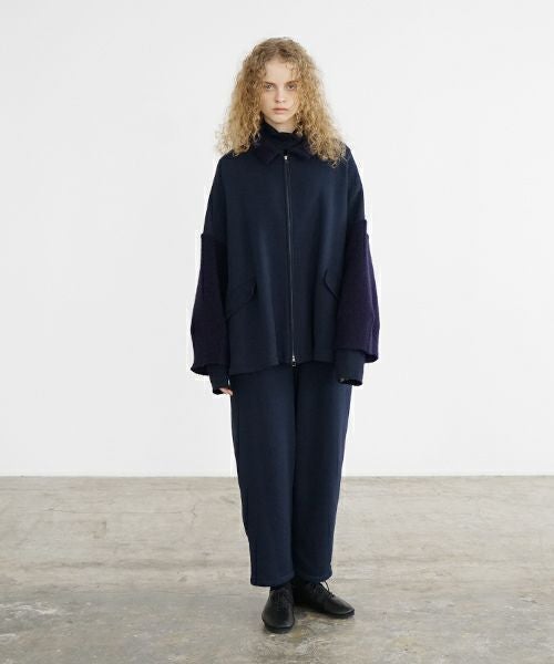 Mochi / home&miles.モチ / ホーム＆マイルズ.zip up cardigan [navy]