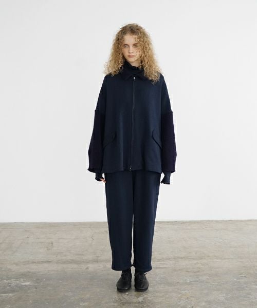 Mochi / home&miles.モチ / ホーム＆マイルズ.zip up cardigan [navy]
