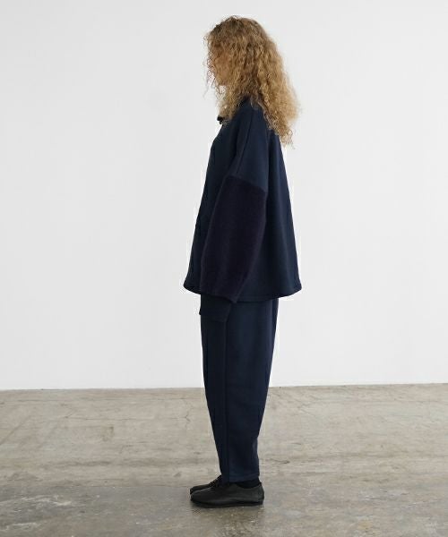 Mochi / home&miles.モチ / ホーム＆マイルズ.zip up cardigan [navy]