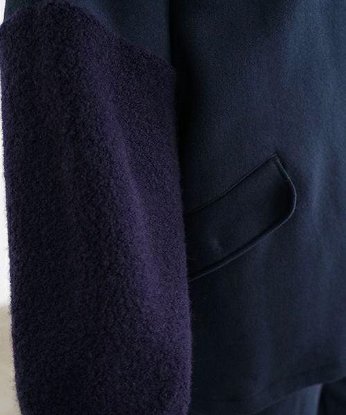 Mochi / home&miles.モチ / ホーム＆マイルズ.zip up cardigan [navy]