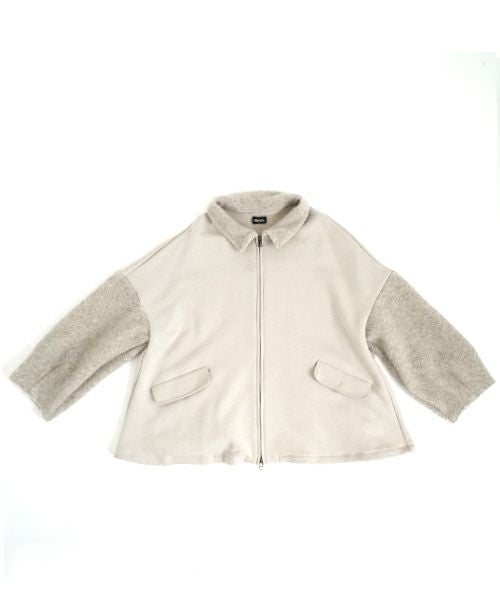 Mochi / home&miles.モチ / ホーム＆マイルズ.zip up cardigan [greige]