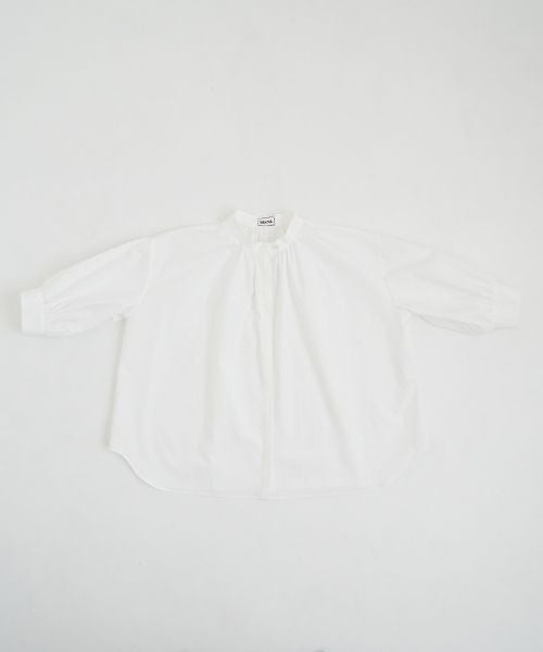 Mochi.モチ.gather blouse [finx cotton]