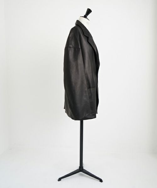 YOKO SAKAMOTOヨーコサカモトLEATHER BIG JACKET YOKO SAKAMOTO ヨーコサカモト LEATHER BIG JACKET [BLACK] YS - 23AW - 11