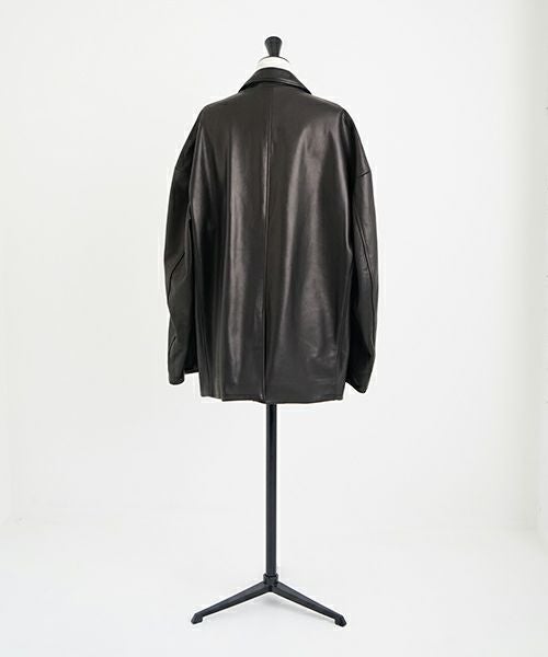 YOKO SAKAMOTO.ヨーコサカモト. LEATHER BIG JACKET [BLACK] YS - 23AW - 11