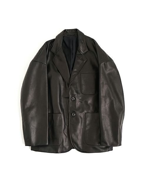 YOKO SAKAMOTO.ヨーコサカモト. LEATHER BIG JACKET [BLACK] YS - 23AW - 11