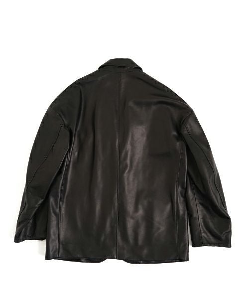 YOKO SAKAMOTO.ヨーコサカモト. LEATHER BIG JACKET [BLACK] YS - 23AW - 11