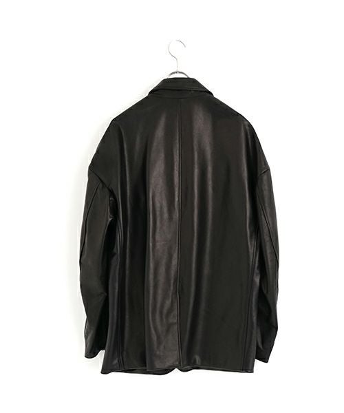 YOKO SAKAMOTO.ヨーコサカモト. LEATHER BIG JACKET [BLACK] YS - 23AW - 11