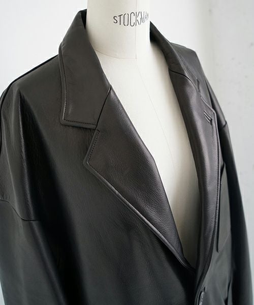 YOKO SAKAMOTO.ヨーコサカモト. LEATHER BIG JACKET [BLACK] YS - 23AW - 11