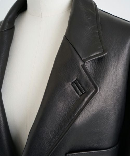 YOKO SAKAMOTO.ヨーコサカモト. LEATHER BIG JACKET [BLACK] YS - 23AW - 11