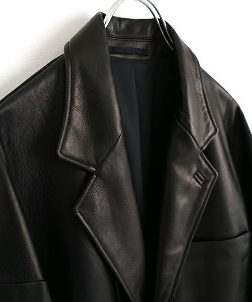 YOKO SAKAMOTO.ヨーコサカモト. LEATHER BIG JACKET [BLACK] YS - 23AW - 11