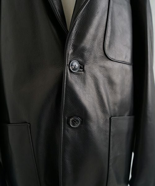 YOKO SAKAMOTO.ヨーコサカモト. LEATHER BIG JACKET [BLACK] YS - 23AW - 11