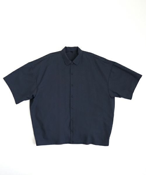 VU ヴウ balloon shirt [DEEP BLUE］バルーンシャツ vu-s24-s01