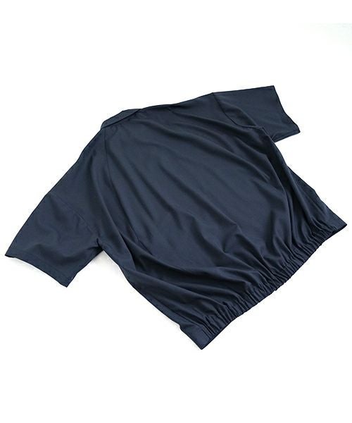 VU ヴウ balloon shirt [DEEP BLUE］バルーンシャツ vu-s24-s01