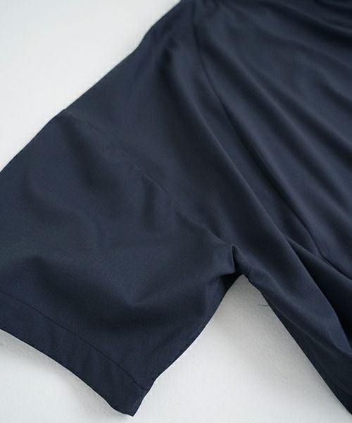 VU ヴウ balloon shirt [DEEP BLUE］バルーンシャツ vu-s24-s01