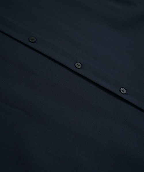 VU ヴウ balloon shirt [DEEP BLUE］バルーンシャツ vu-s24-s01