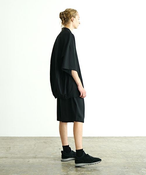 VU ヴウ balloon shirt [BLACK］バルーンシャツ vu-s24-s01