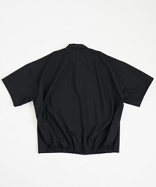 VU ヴウ balloon shirt [BLACK］バルーンシャツ vu-s24-s01