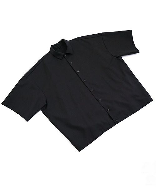 VU ヴウ balloon shirt [BLACK］バルーンシャツ vu-s24-s01