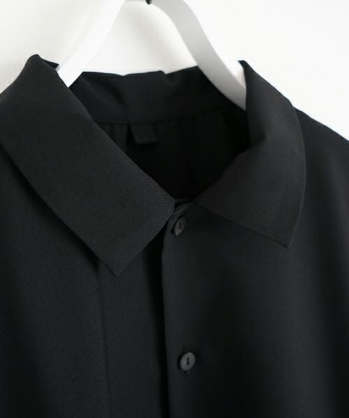 VU ヴウ balloon shirt [BLACK］バルーンシャツ vu-s24-s01