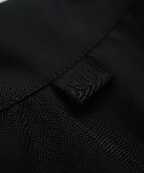 VU ヴウ balloon shirt [BLACK］バルーンシャツ vu-s24-s01