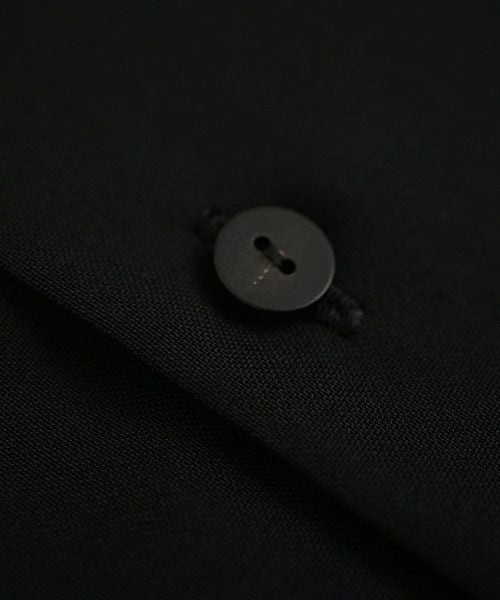 VU ヴウ balloon shirt [BLACK］バルーンシャツ vu-s24-s01