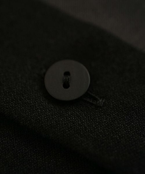 VU ヴウ geometric dolman shirt  [charcoal×black］幾何学ドルマンシャツ vu-s24-s02