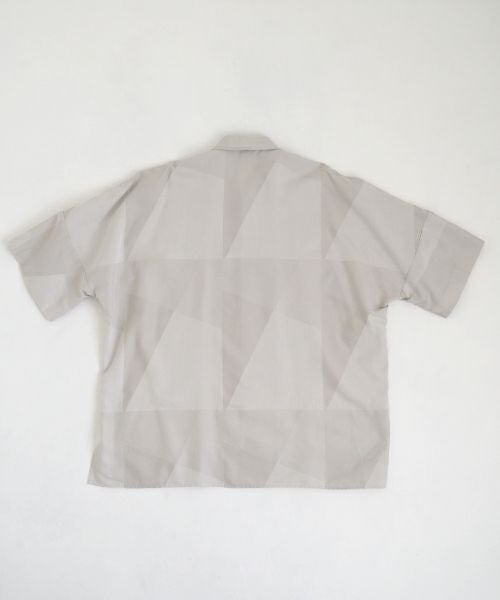 VU ヴウ geometric dolman shirt  [ash×gray］幾何学ドルマンシャツ vu-s24-s02