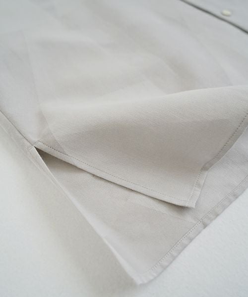 VU ヴウ geometric dolman shirt  [ash×gray］幾何学ドルマンシャツ vu-s24-s02