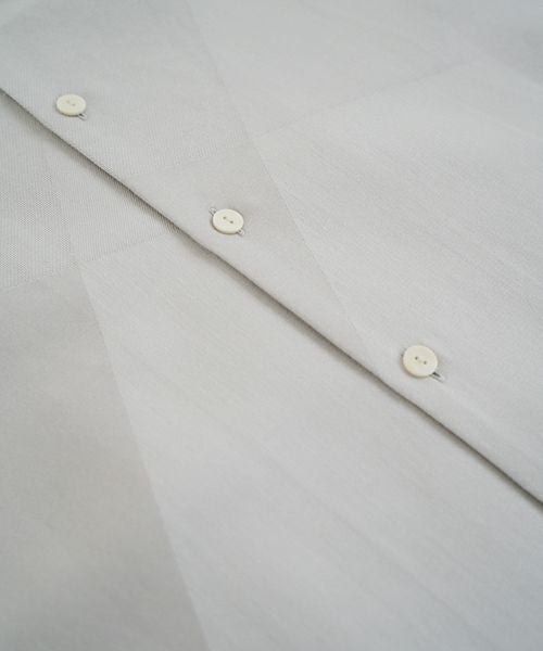 VU ヴウ geometric dolman shirt  [ash×gray］幾何学ドルマンシャツ vu-s24-s02