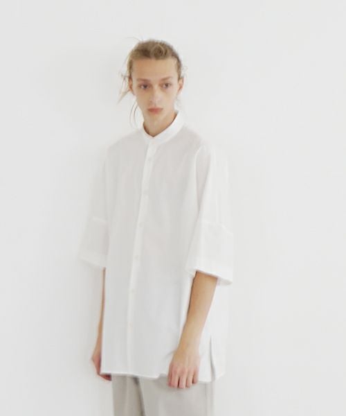 VU ヴウ stand collar dolman shirt  [OFF WHITE］スタンドカラードルマンシャツ vu-s24-s06