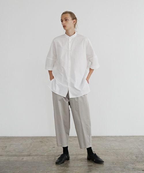 VU ヴウ stand collar dolman shirt  [OFF WHITE］スタンドカラードルマンシャツ vu-s24-s06