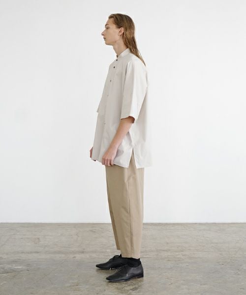 VUm ヴウエム stand collar dolman shirt [OFF BEIGE］vu-sht-007