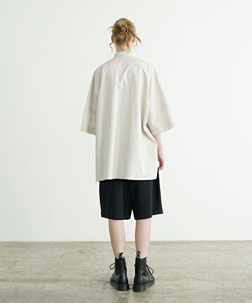 VUm ヴウエム stand collar dolman shirt [OFF BEIGE］vu-sht-007