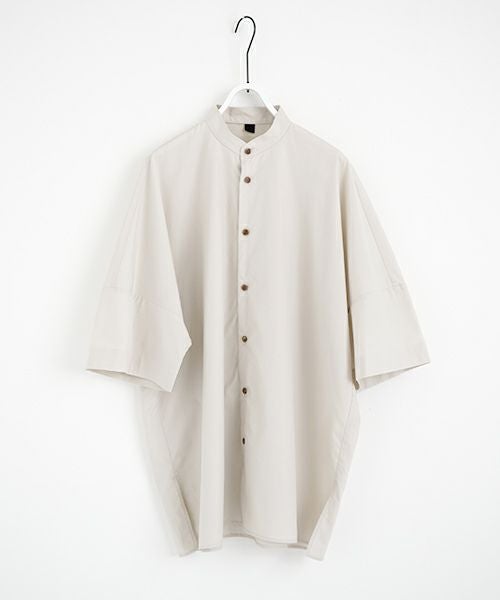 VUm ヴウエム stand collar dolman shirt [OFF BEIGE］vu-sht-007