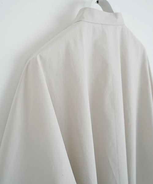 VUm ヴウエム stand collar dolman shirt [OFF BEIGE］vu-sht-007