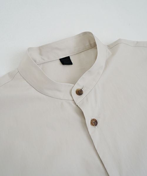 VUm ヴウエム stand collar dolman shirt [OFF BEIGE］vu-sht-007