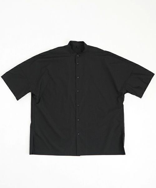 VU ヴウ stand collar dolman shirt  [BLACK］スタンドカラードルマンシャツ vu-s24-s06