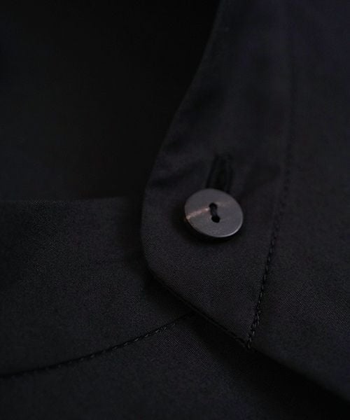 VU ヴウ stand collar dolman shirt  [BLACK］スタンドカラードルマンシャツ vu-s24-s06