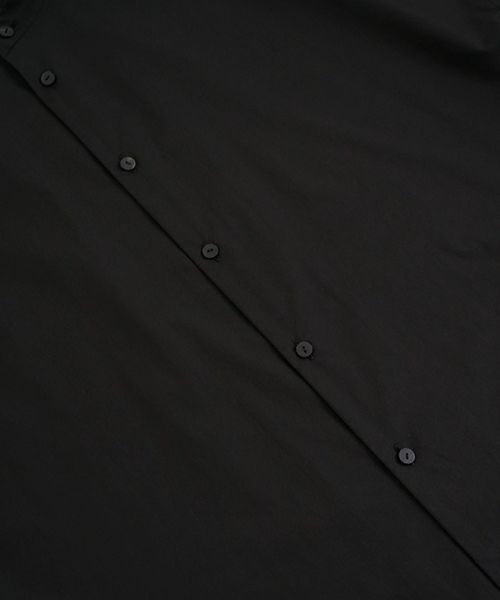 VU ヴウ stand collar dolman shirt  [BLACK］スタンドカラードルマンシャツ vu-s24-s06