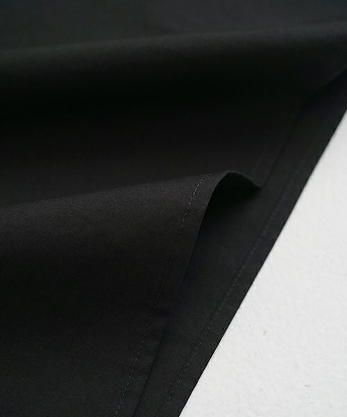 VU ヴウ stand collar dolman shirt  [BLACK］スタンドカラードルマンシャツ vu-s24-s06