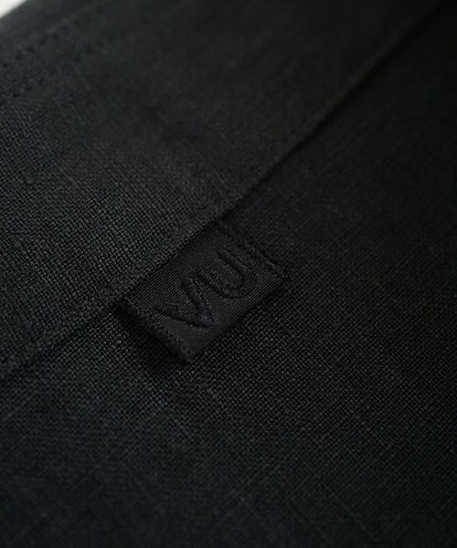 VU ヴウ flight short sleeve shirt  [BLACK］フライト半袖シャツ vu-s24-s03