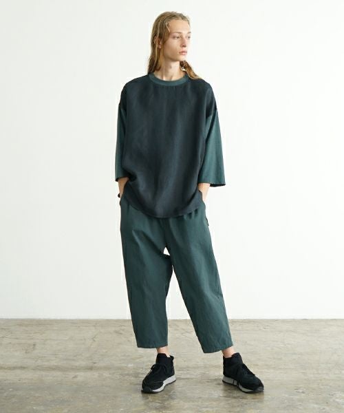 VU ヴウ dyed combination pullover  [DARK GRAY］染コンビネーションプルオーバー vu-s24-s05