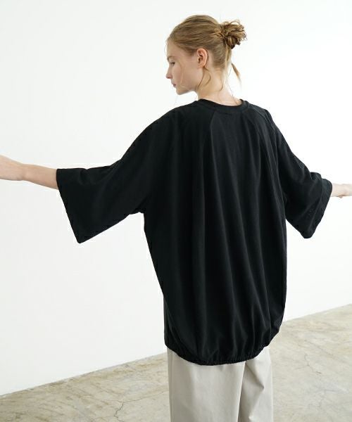 VU ヴウ ballon t-shirt  [BLACK］バルーンTシャツ vu-s24-t01