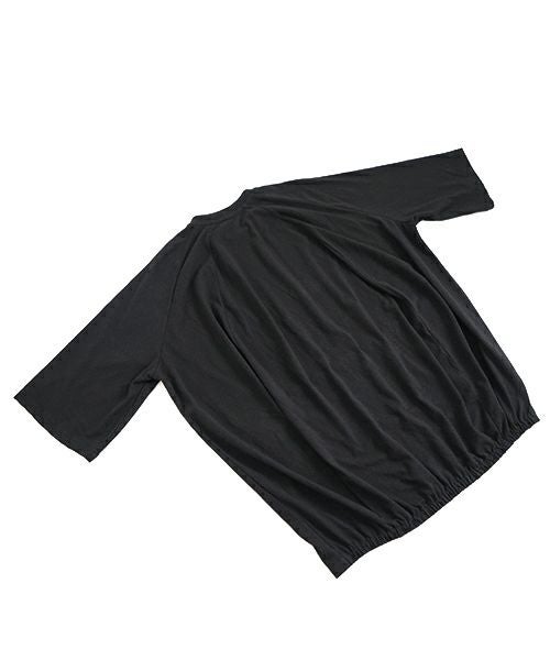 VU ヴウ ballon t-shirt  [BLACK］バルーンTシャツ vu-s24-t01