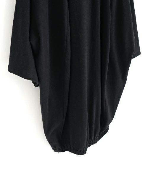 VU ヴウ ballon t-shirt  [BLACK］バルーンTシャツ vu-s24-t01