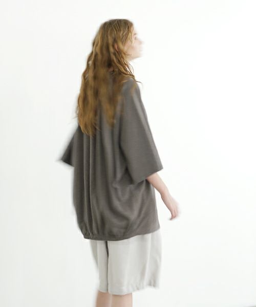 VU ヴウ ballon t-shirt  [CHARCOAL］バルーンTシャツ vu-s24-t01