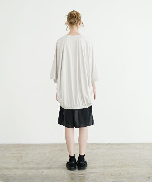 VU ヴウ ballon t-shirt  [CHALK］バルーンTシャツ vu-s24-t01