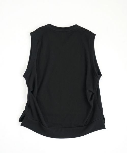 VU ヴウ v vest  [BLACK］Vネックベスト vu-s24-t02