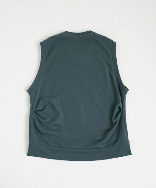 VU ヴウ v vest  [BLACK］Vネックベスト vu-s24-t02