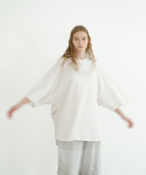 YOKO SAKAMOTO ヨーコサカモト BIG TUBE POCKET T-SHIRT [WHITE/YS